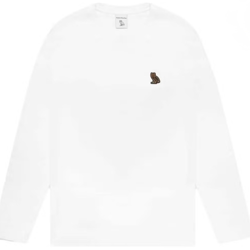 Octobers Very Own White Long Sleeve Tee NWT